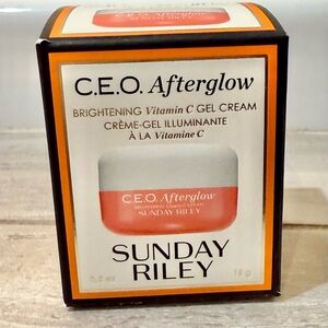 Sunday Riley C.E.O. Afterglow Brightening Vitamin C Cream Face Moisturizer🧡NWT